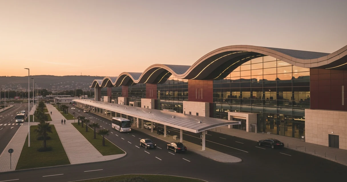 Ilustratie editoriala pentru ghidul: Compensare zbor Otopeni: ce ți se cuvine pentru un zbor întârziat sau anulat pe Henri Coandă